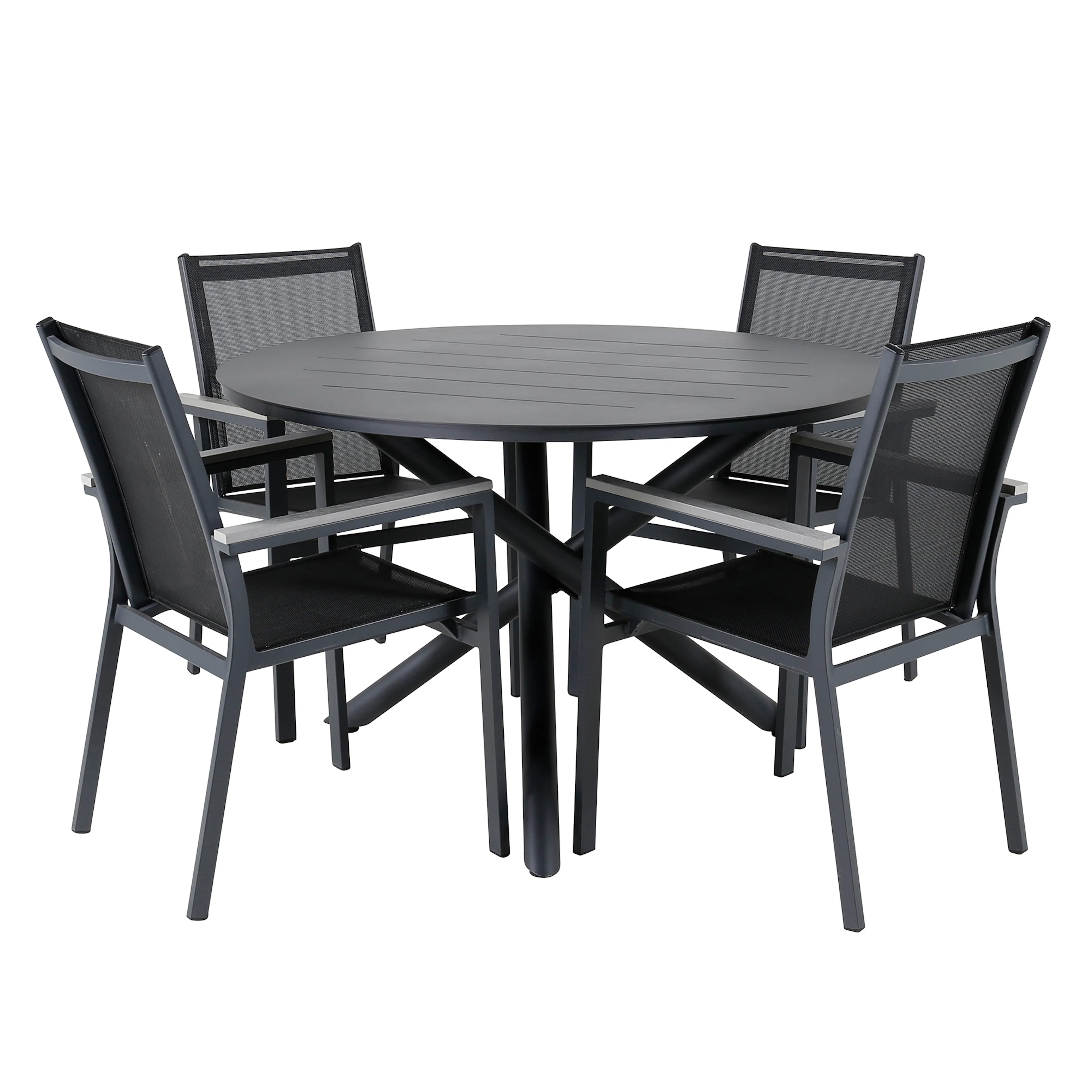 Matgrupp Venture Home Ande med 4 Pussel Matstolar