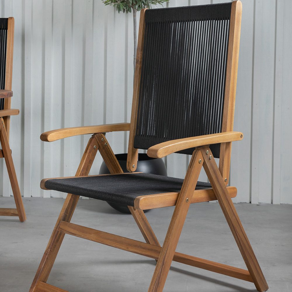 Matgrupp Venture Home Canne med 4 Jimbo Vikbara Matstolar