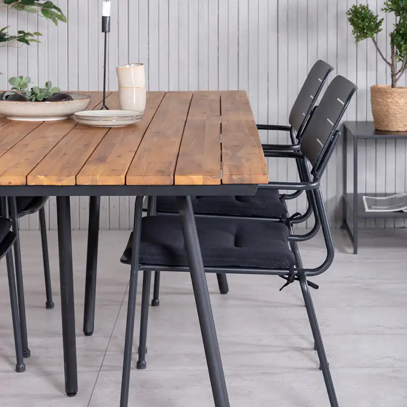 Matgrupp Venture Home Chane med 4 Nime Matstolar