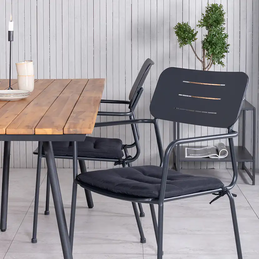 Matgrupp Venture Home Chane med 4 Nime Matstolar