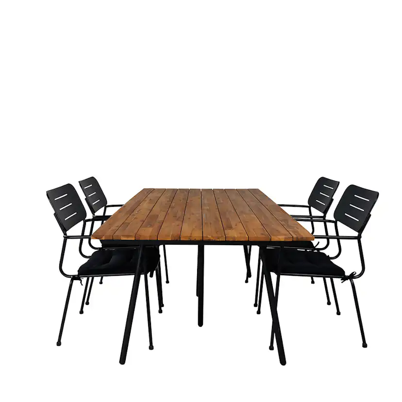 Matgrupp Venture Home Chane med 4 Nime Matstolar