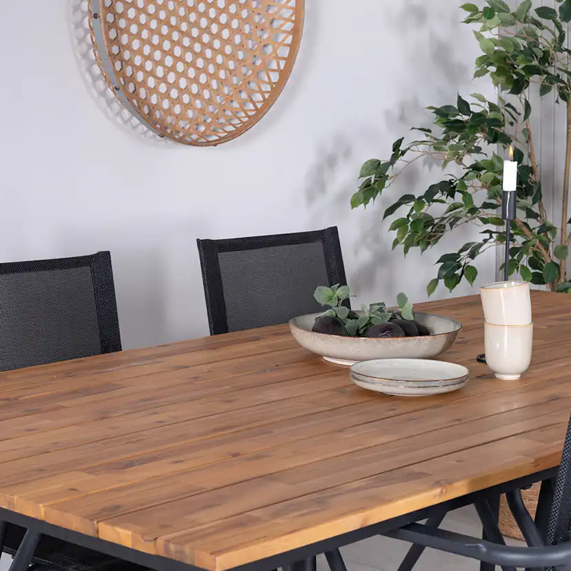 Matgrupp Venture Home Chane med 4 Anve Matstolar