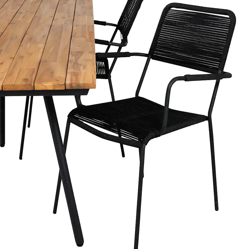 Matgrupp Venture Home Chane med 4 Lumi Matstolar