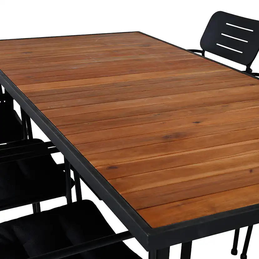 Matgrupp Venture Home King med 6 Nime Matstolar