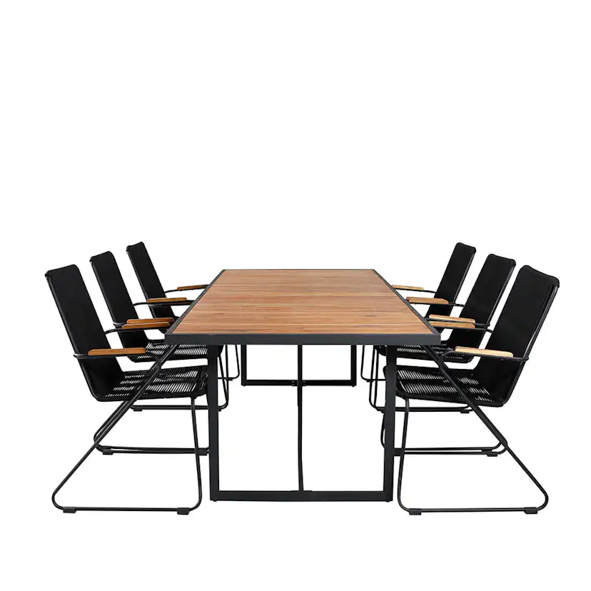 Matgrupp Venture Home King med 6 Billy Karmstolar