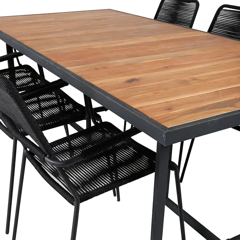 Matgrupp Venture Home King med 6 Lumi Karmstolar