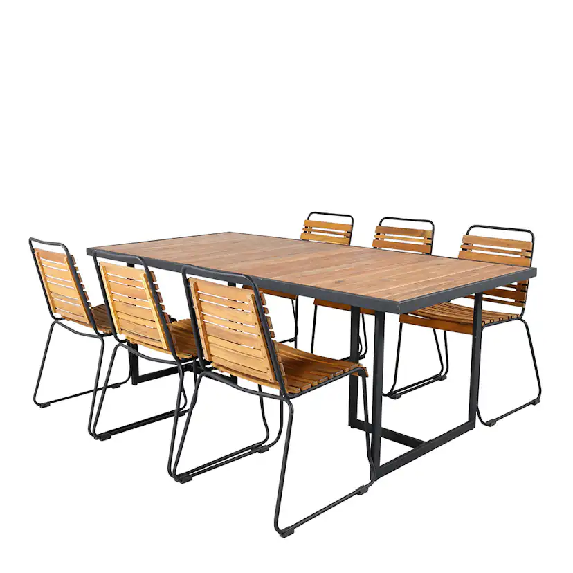 Matgrupp Venture Home King med 6 Billy Matstolar