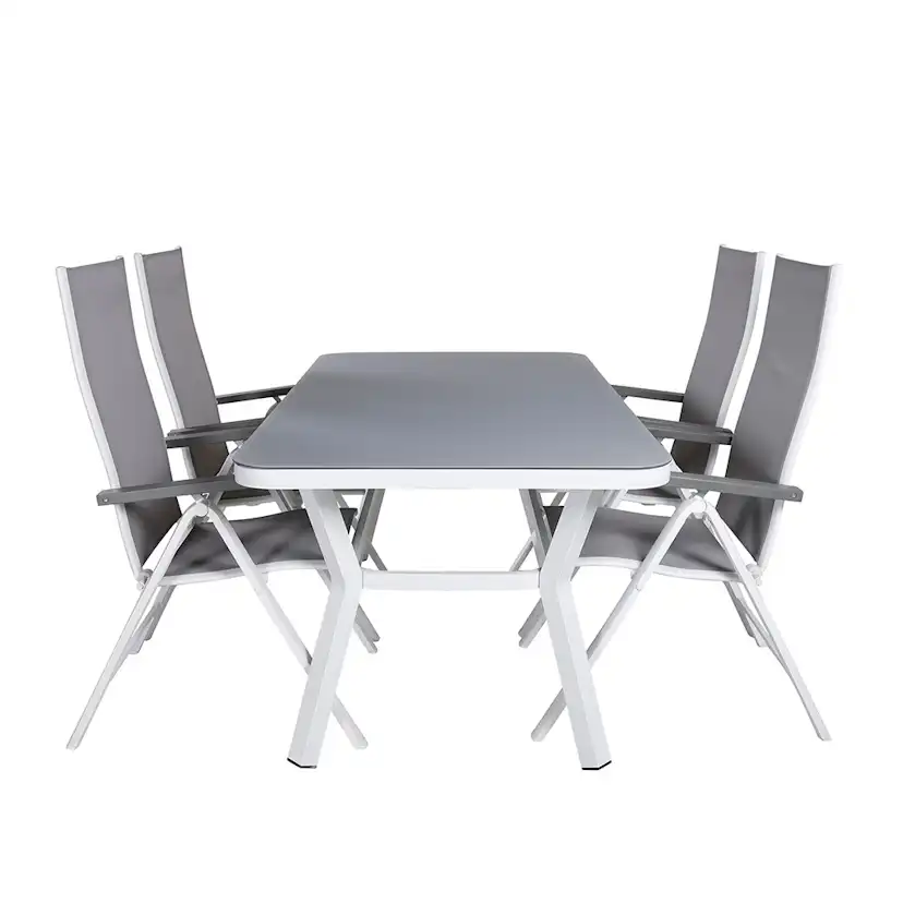 Matgrupp Venture Home Vyn med 4 Arz Matstolar