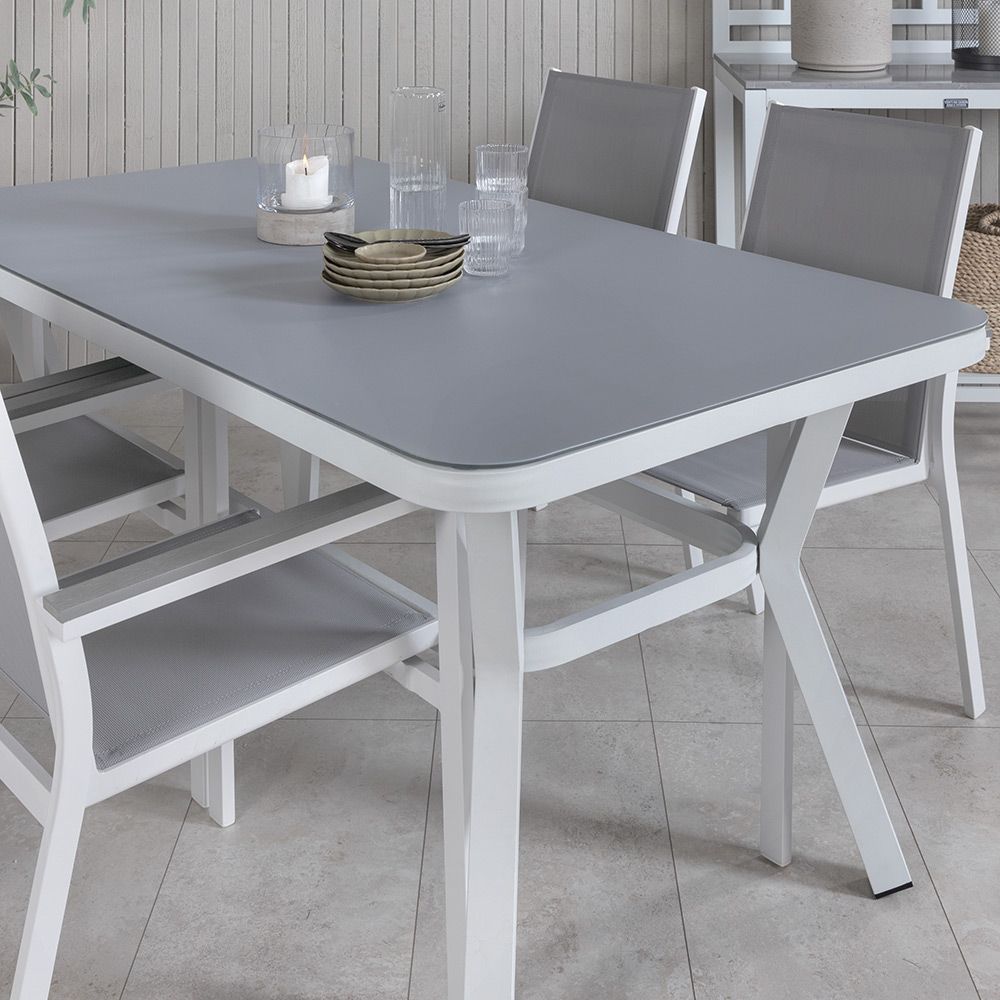 Matgrupp Utomhus Venture Home Vyn med 4 Parma Trädgårdsstolar