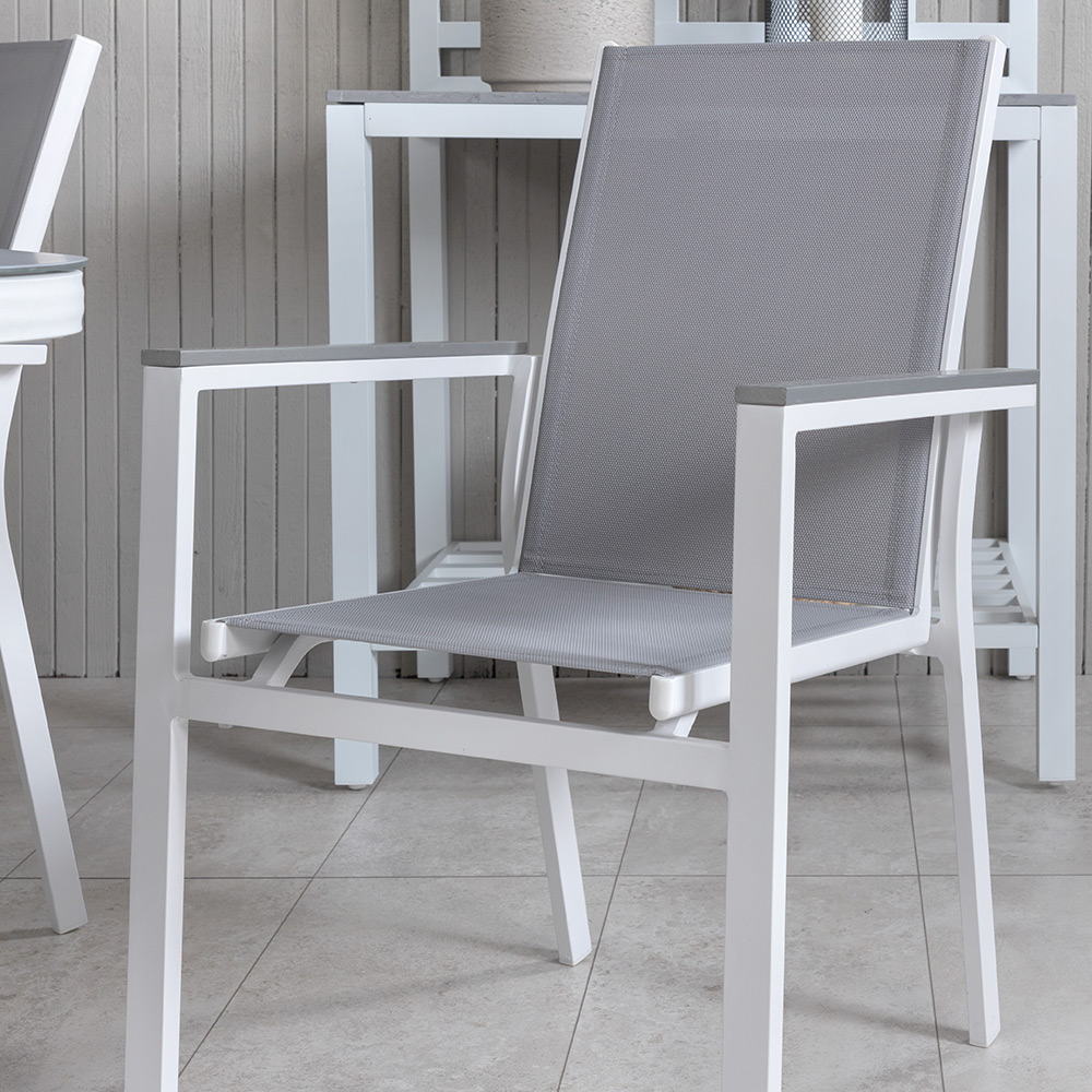 Matgrupp Utomhus Venture Home Vyn med 4 Parma Trädgårdsstolar