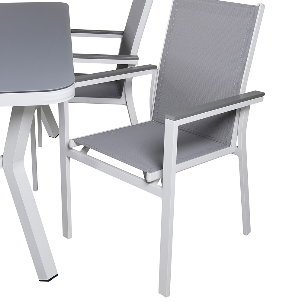 Matgrupp Utomhus Venture Home Vyn med 4 Parma Trädgårdsstolar