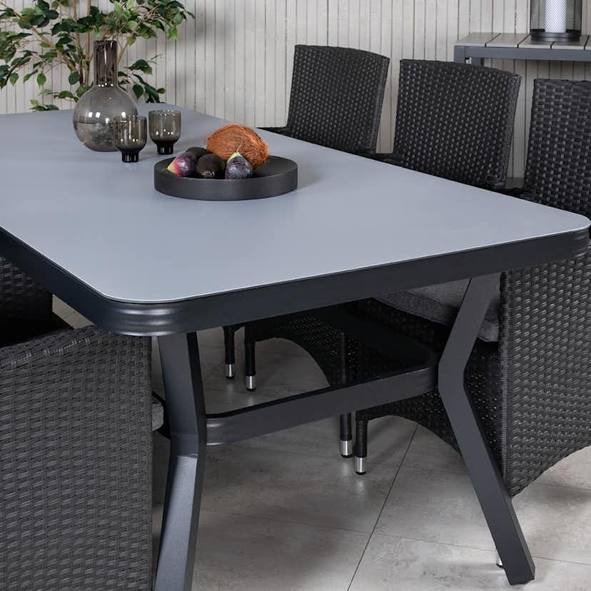 Matgrupp Utomhus Venture Home Vyn med 6 Mani Trädgårdsstolar