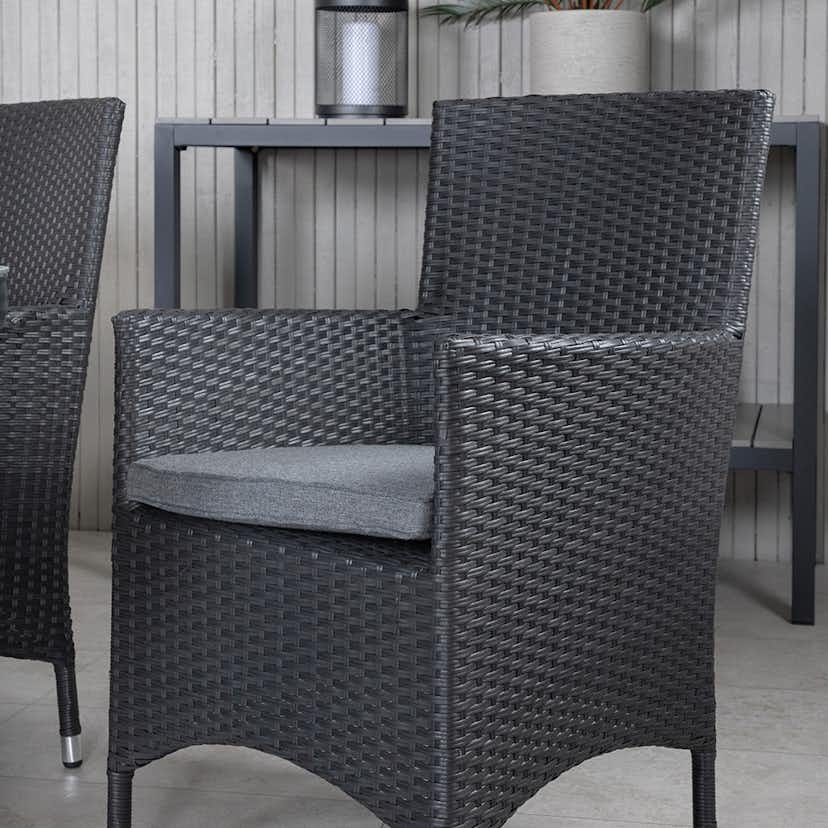 Matgrupp Utomhus Venture Home Vyn med 6 Mani Trädgårdsstolar