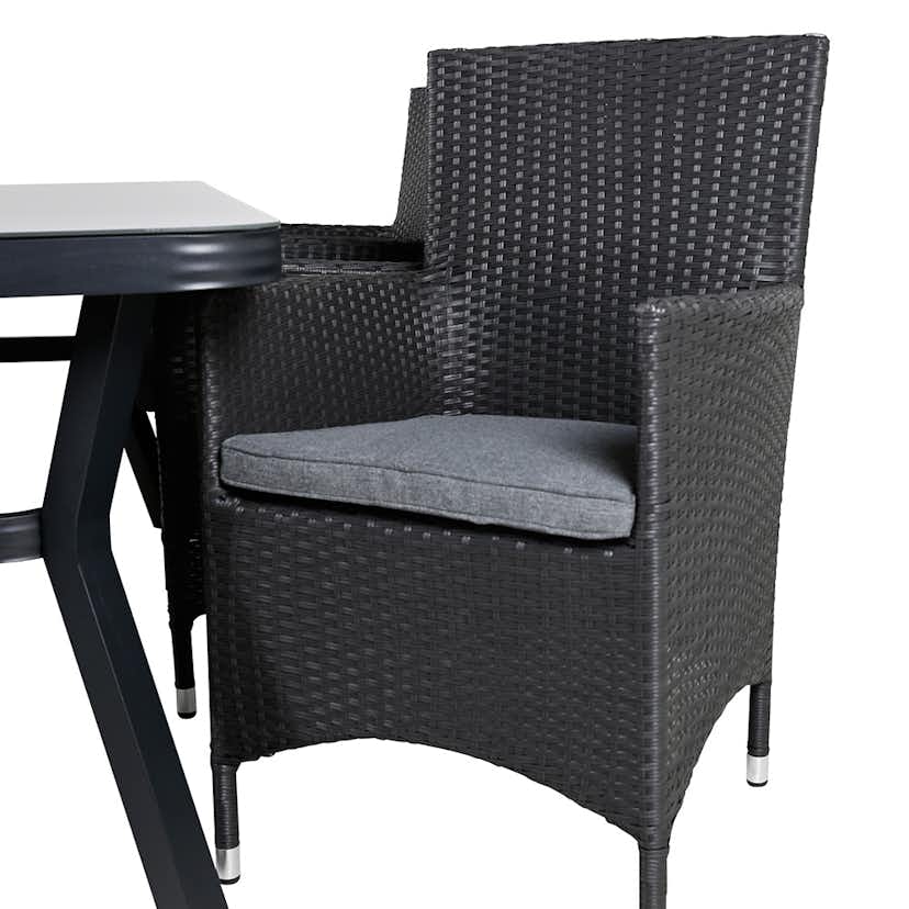 Matgrupp Utomhus Venture Home Vyn med 6 Mani Trädgårdsstolar