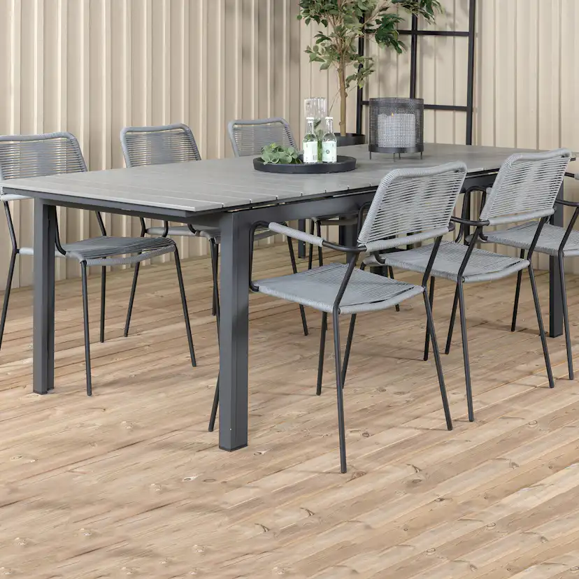 Matgrupp Venture Home Lova 224 med 6 Leon Matstolar