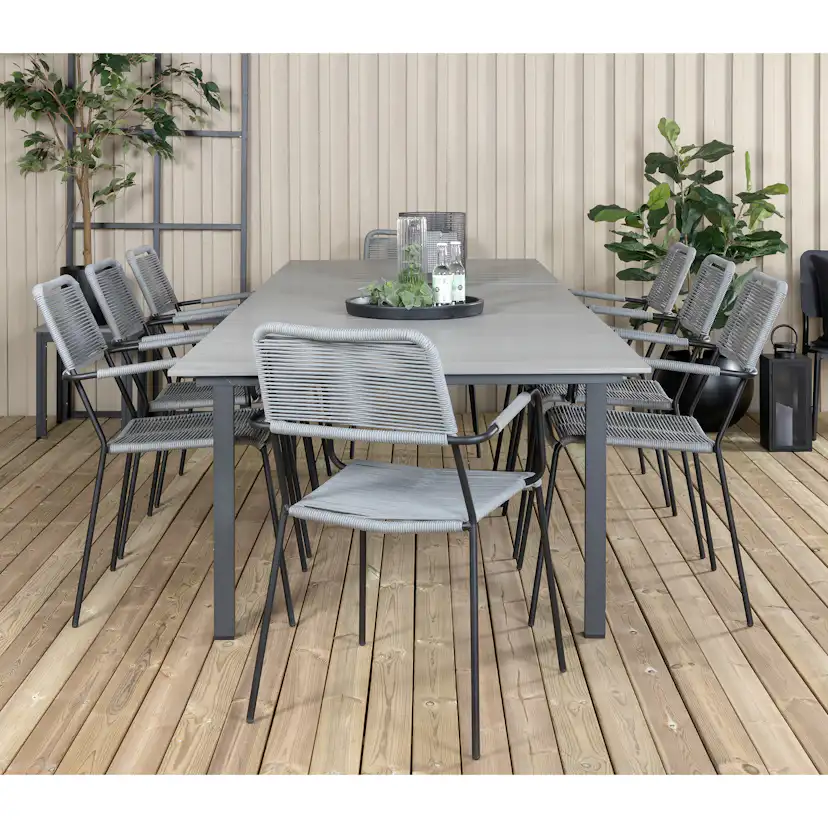 Matgrupp Venture Home Lova 224 med 8 Leon Matstolar