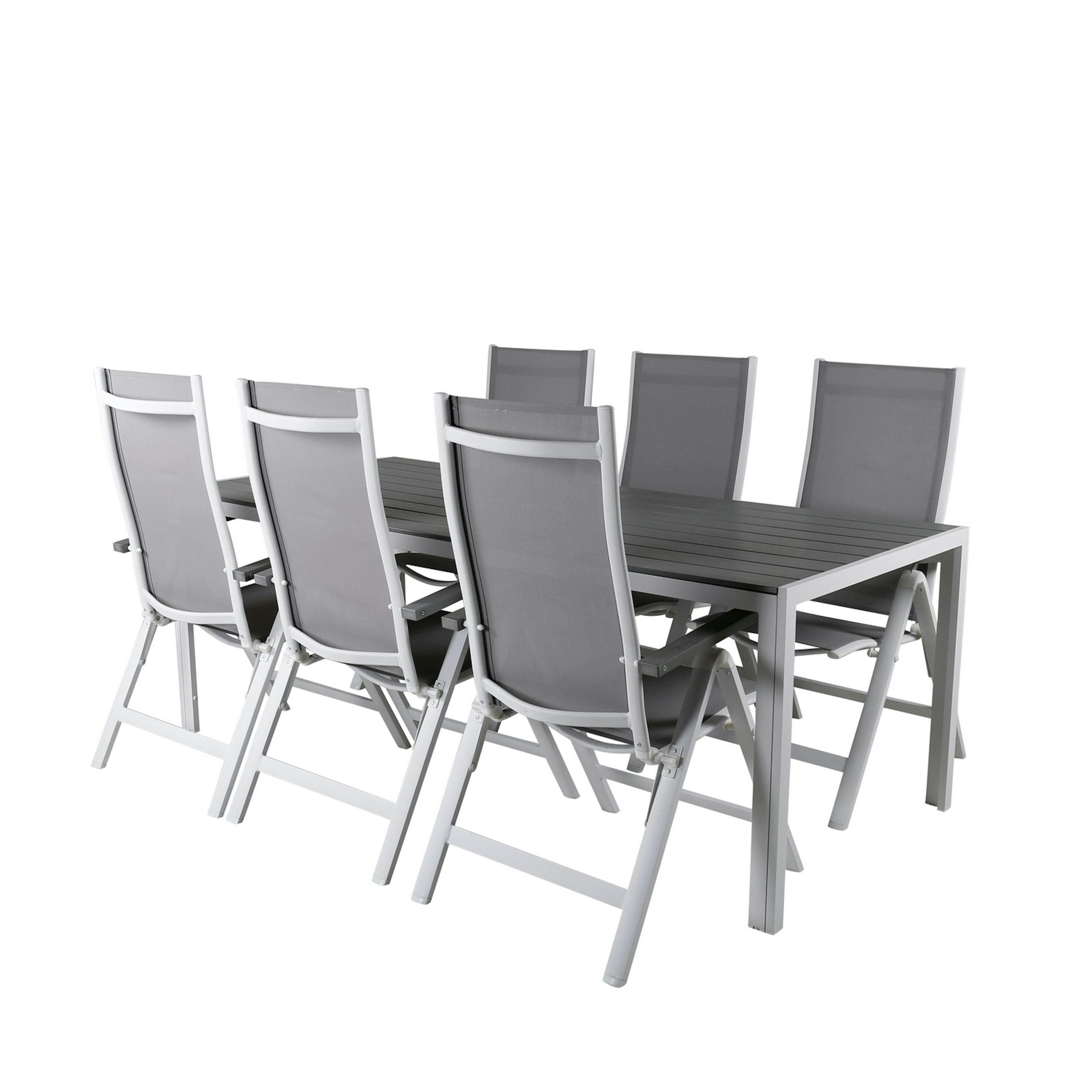Matgrupp Utomhus Venture Home Bront med 6 Aleyna PositionsTrädgårdsstolar