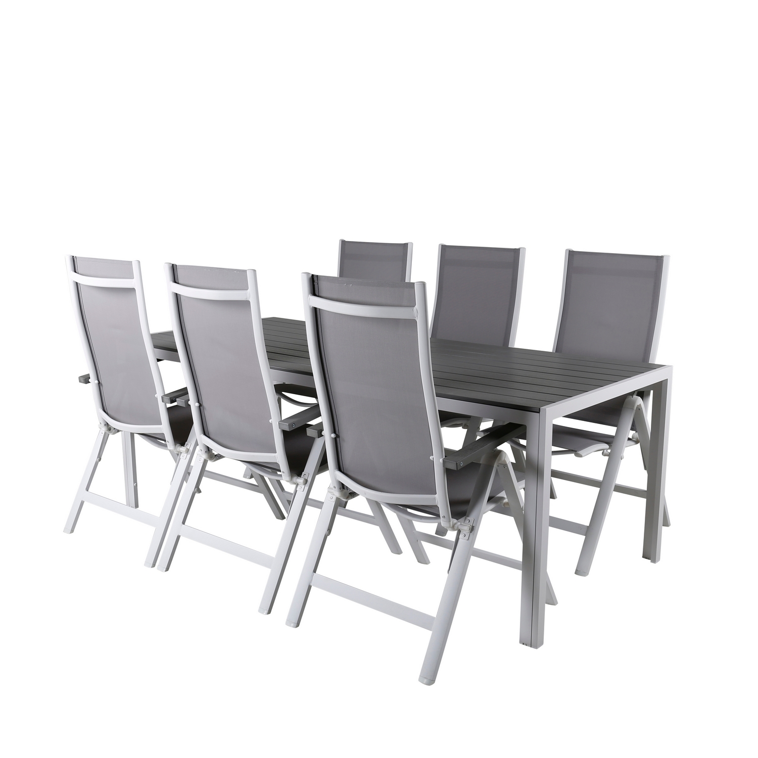 Matgrupp Utomhus Venture Home Bront med 6 Aleyna PositionsTrädgårdsstolar