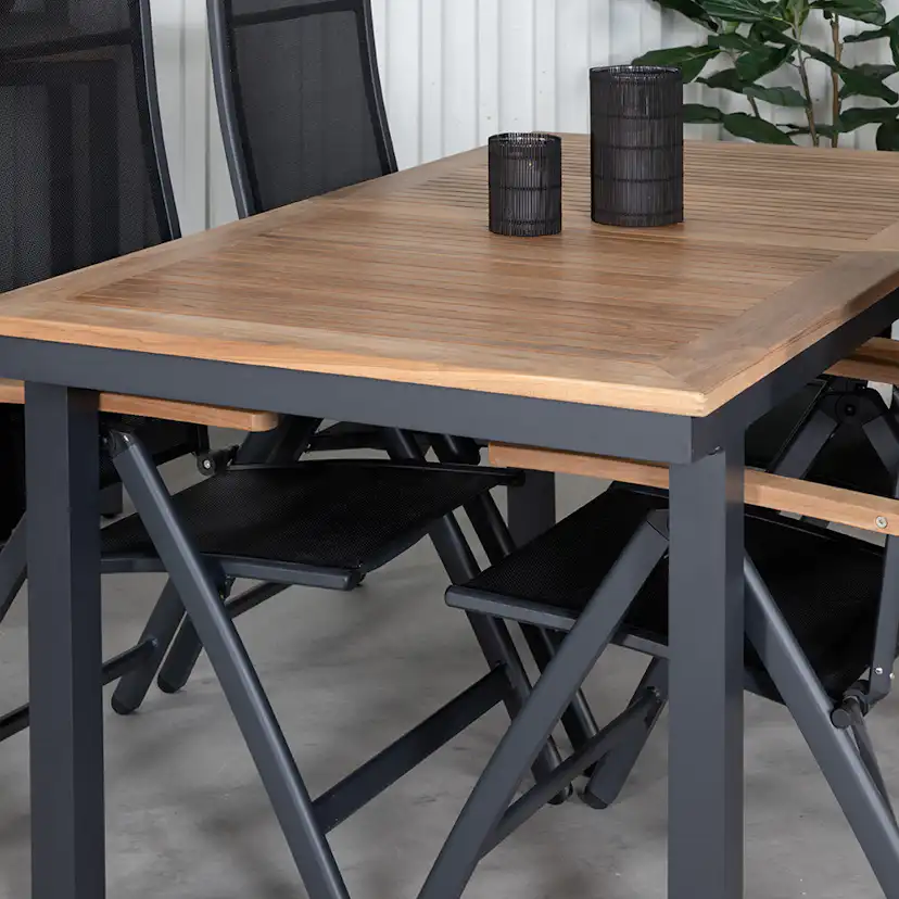 Matgrupp Utomhus Venture Home Perla med 4 Perla PositionsTrädgårdsstolar