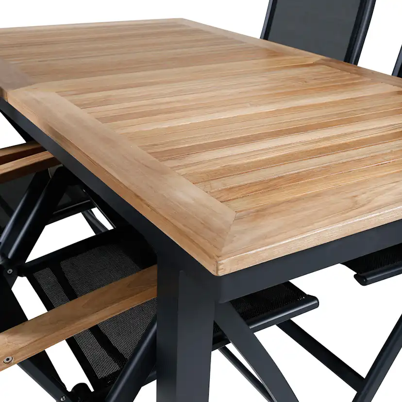 Matgrupp Utomhus Venture Home Perla med 4 Perla PositionsTrädgårdsstolar