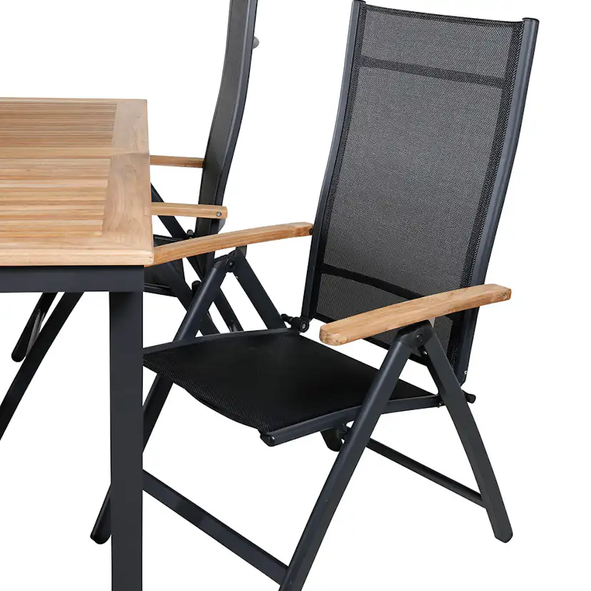 Matgrupp Utomhus Venture Home Perla med 4 Perla PositionsTrädgårdsstolar