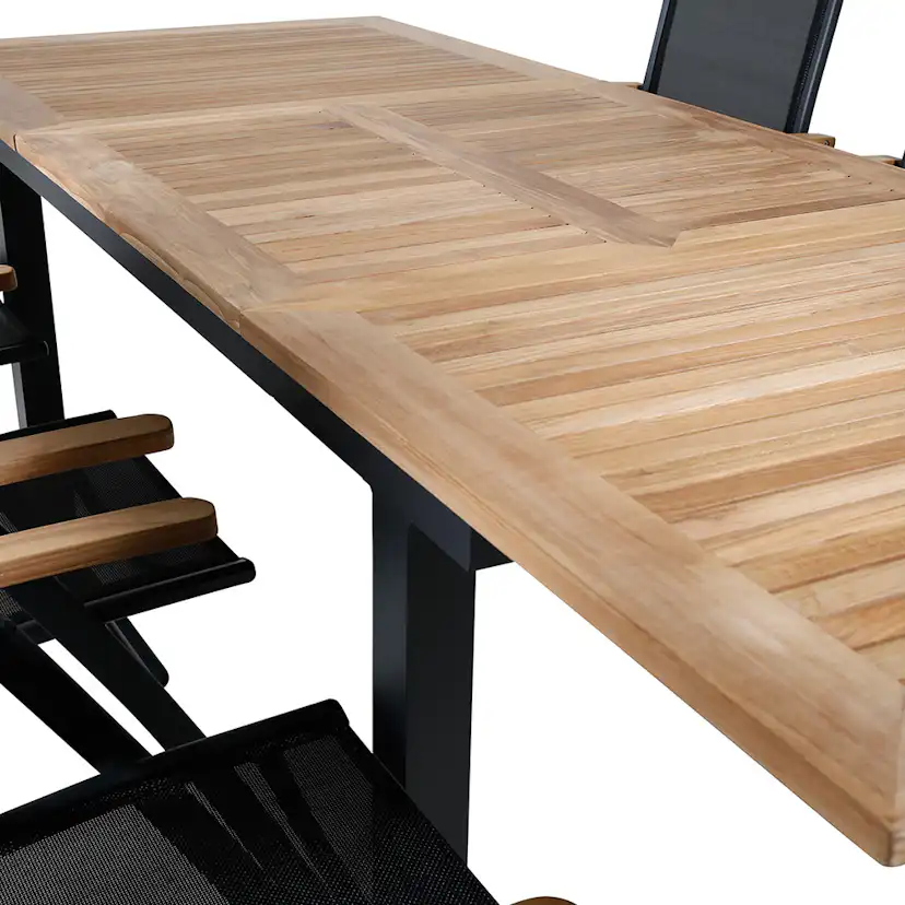 Matgrupp Utomhus Venture Home Perla 152 med 6 Perla PositionsTrädgårdsstolar