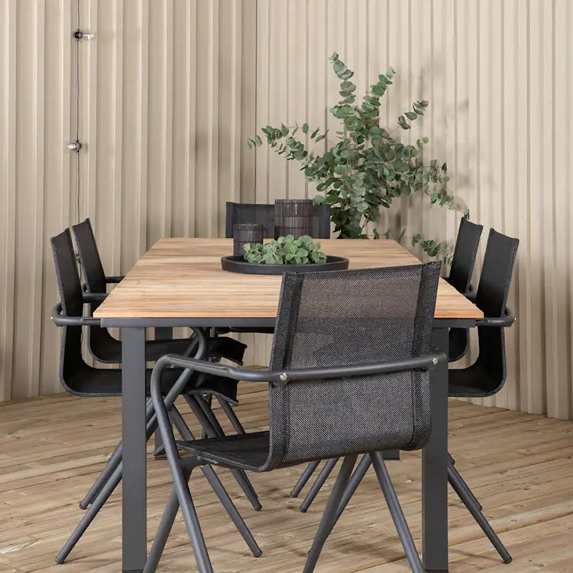 Matgrupp Venture Home Mendi med 6 Act Stolar