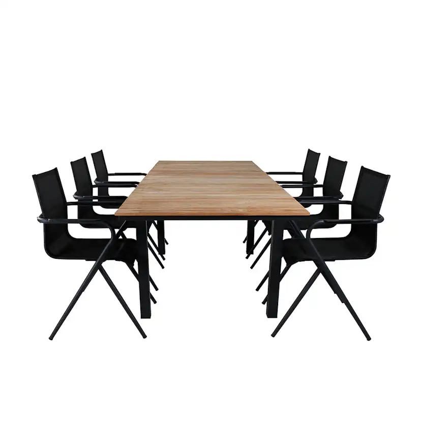 Matgrupp Venture Home Mendi med 6 Act Stolar