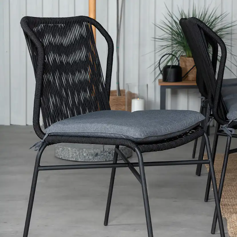 Matgrupp Utomhus Venture Home Mendi med 8 Julle Trädgårdsstolar