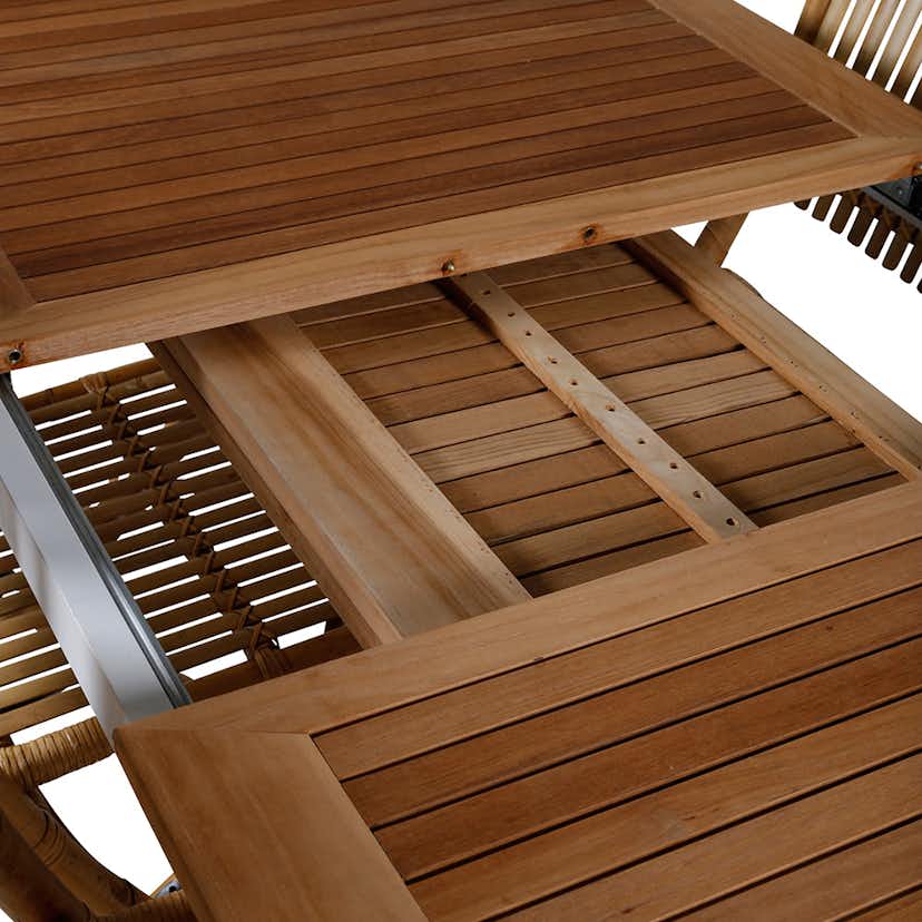 Matgrupp Utomhus Venture Home Pave med 4 Cane Trädgårdsstolar GR21866