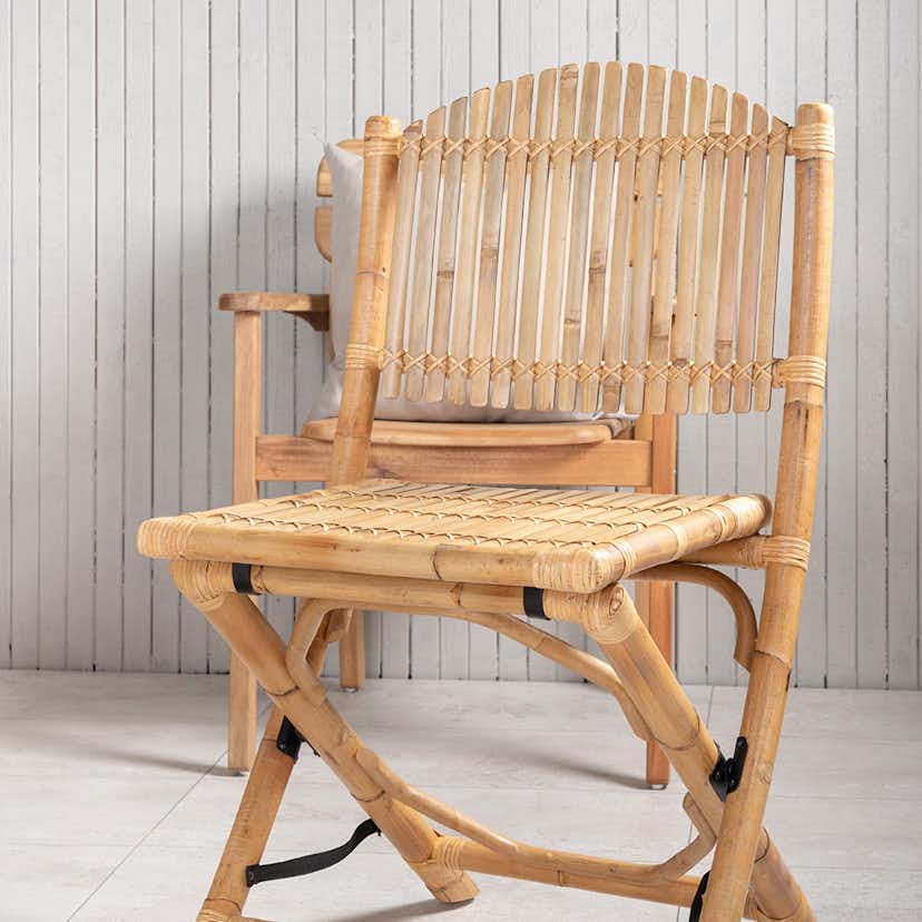 Matgrupp Utomhus Venture Home Pave med 6 Cane Trädgårdsstolar