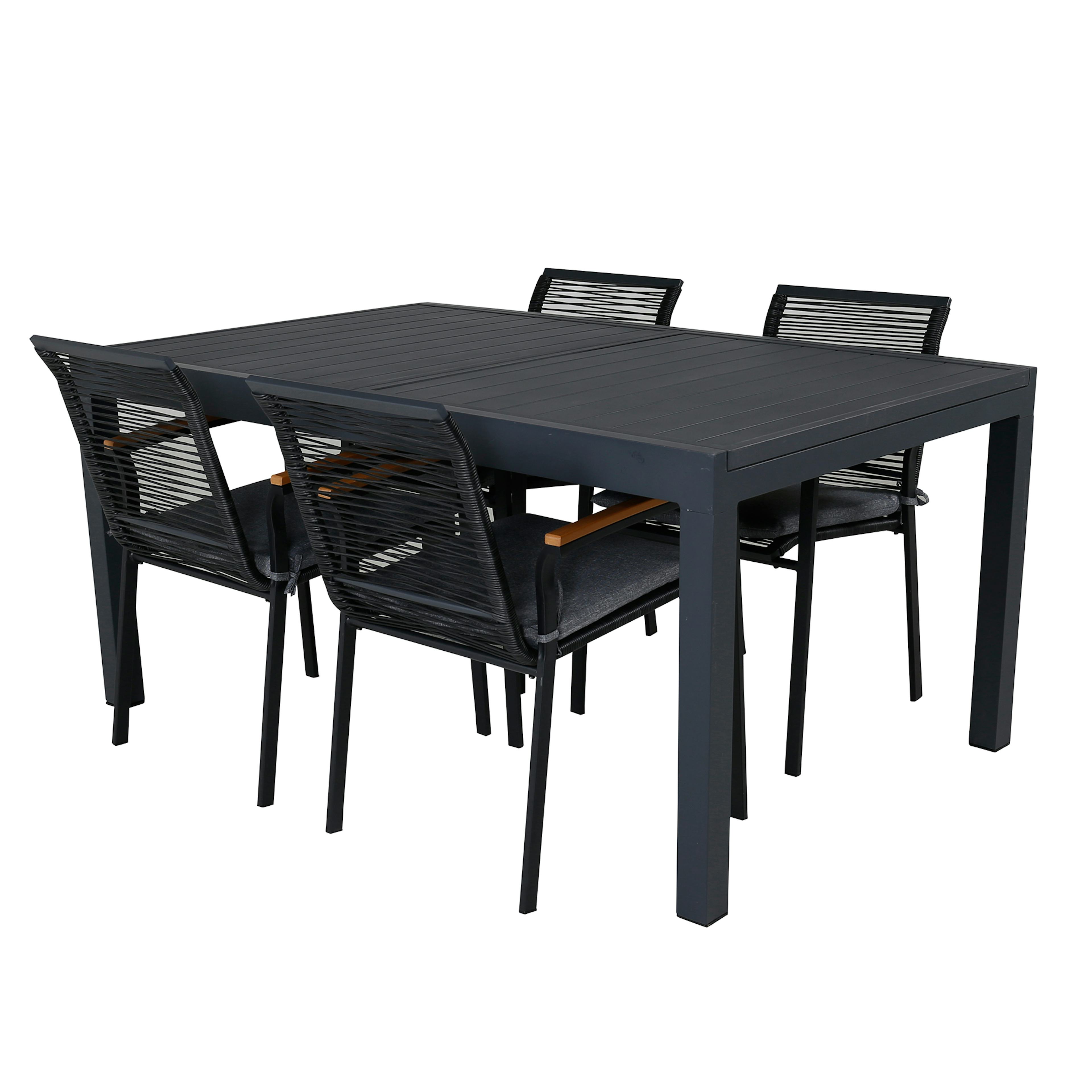 Matgrupp Venture Home Marbella med Deni Stolar