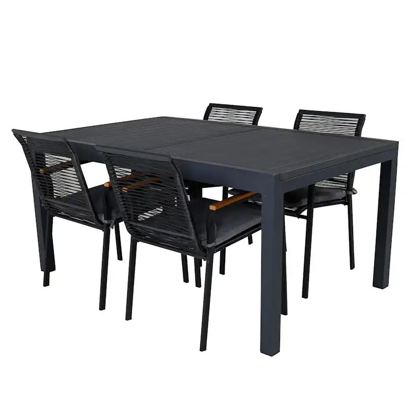 Matgrupp Venture Home Marbella med Deni Stolar