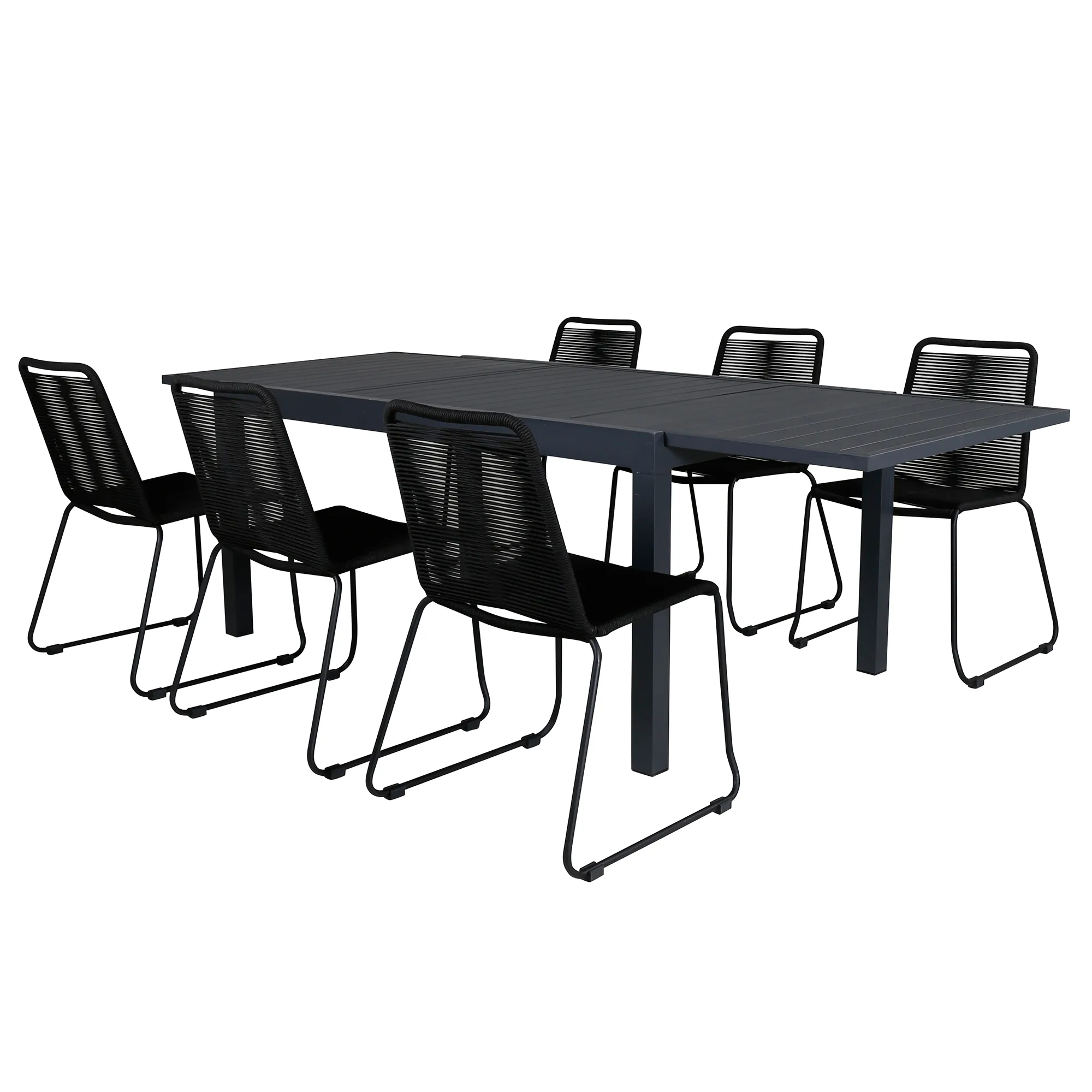 Matgrupp Venture Home Marbella med 6 Levi Stolar