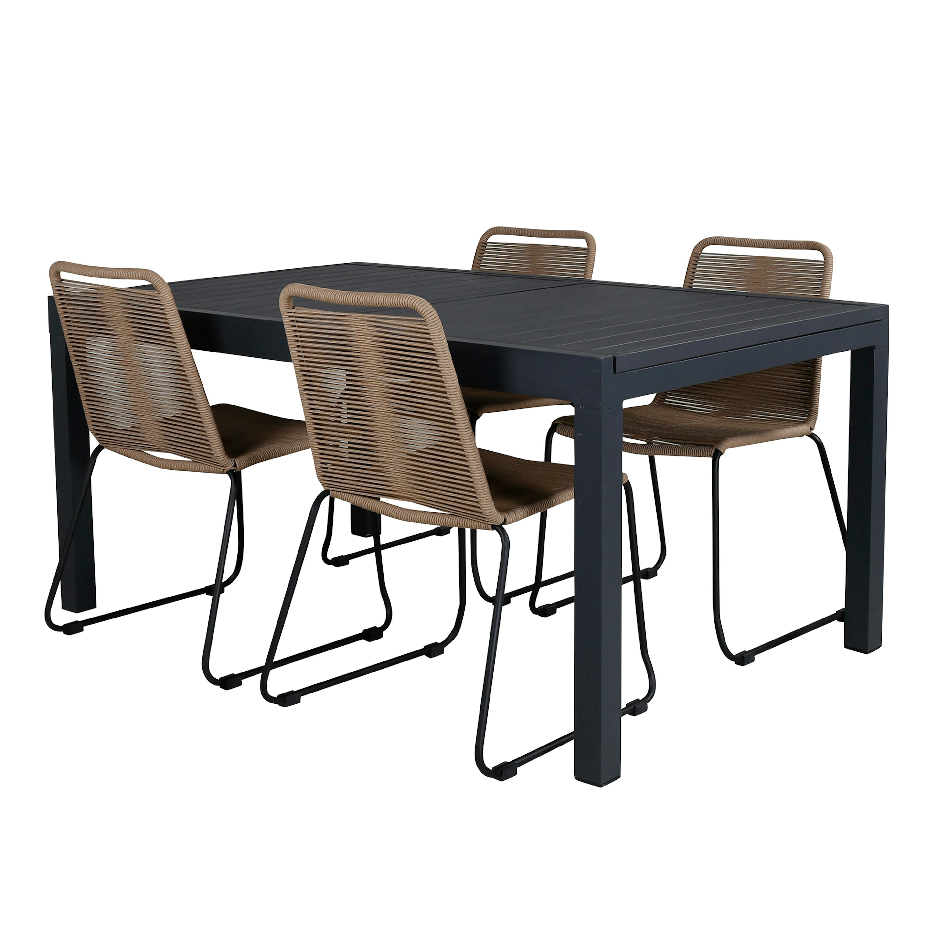 Matgrupp Venture Home Marbella med 4 Levi Stolar