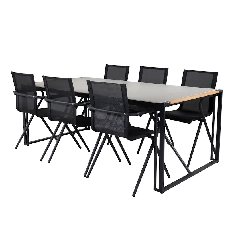 Matgrupp Venture Home Texas med 6 Act Stolar