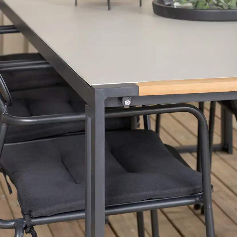 Matgrupp Utomhus Venture Home Texas med 6 Nice Trädgårdsstolar