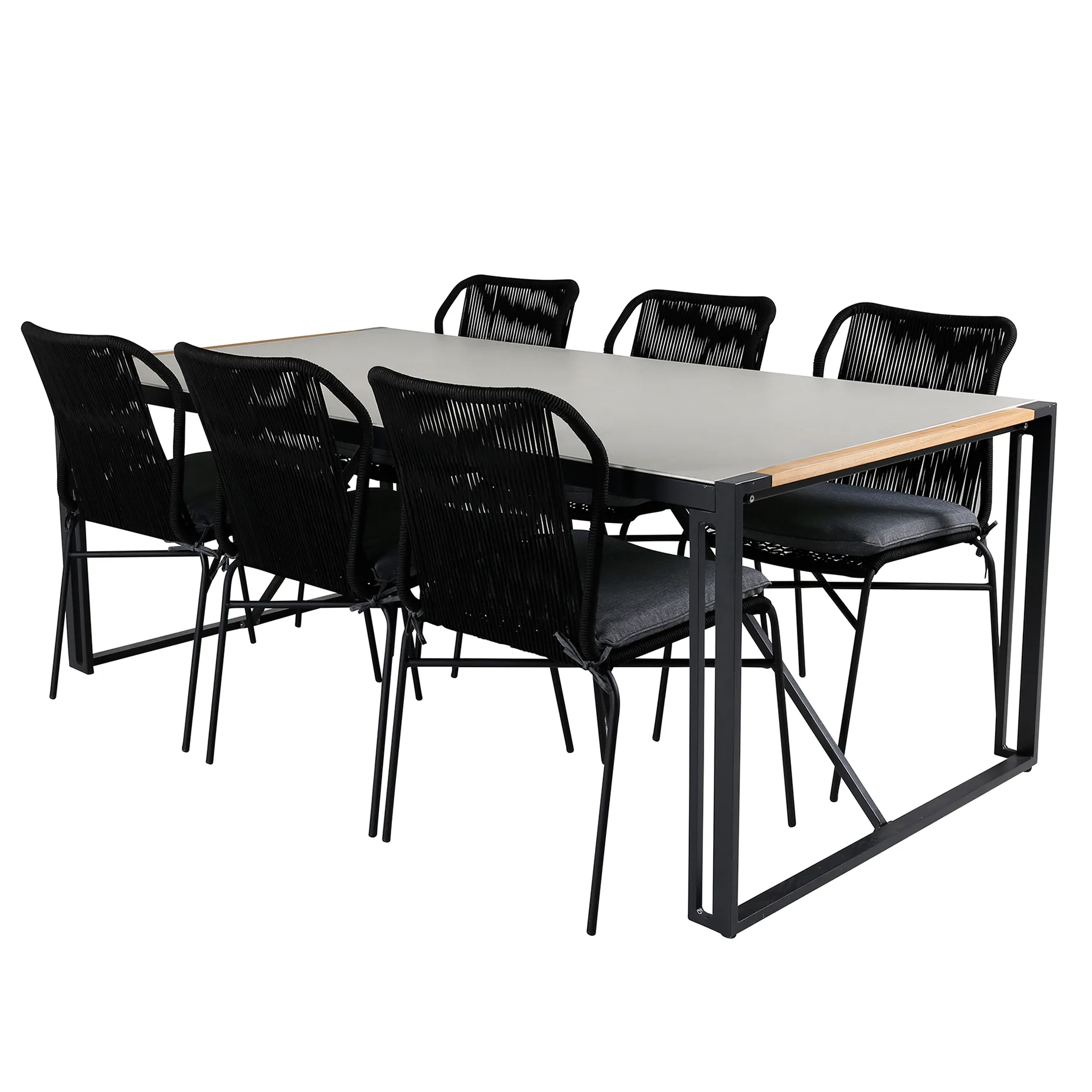 Matgrupp Utomhus Venture Home Texas med 6 Julle Trädgårdsstolar