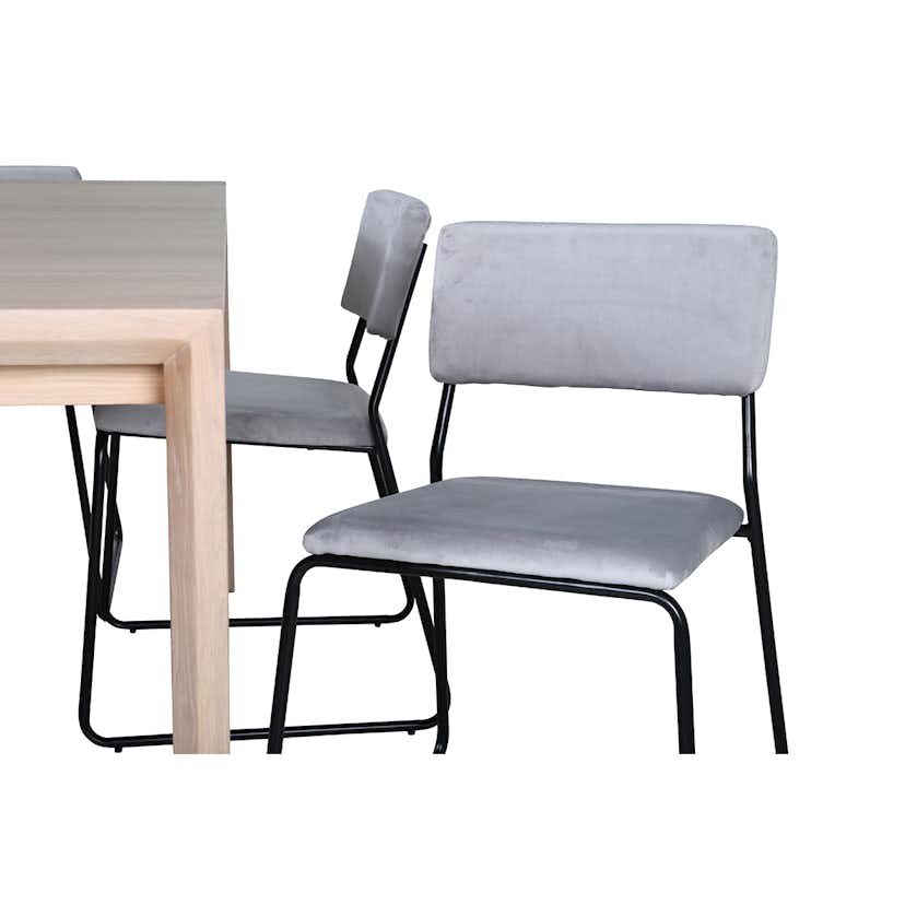 Matgrupp Venture Home Shy med 6 Kungshamn Stolar