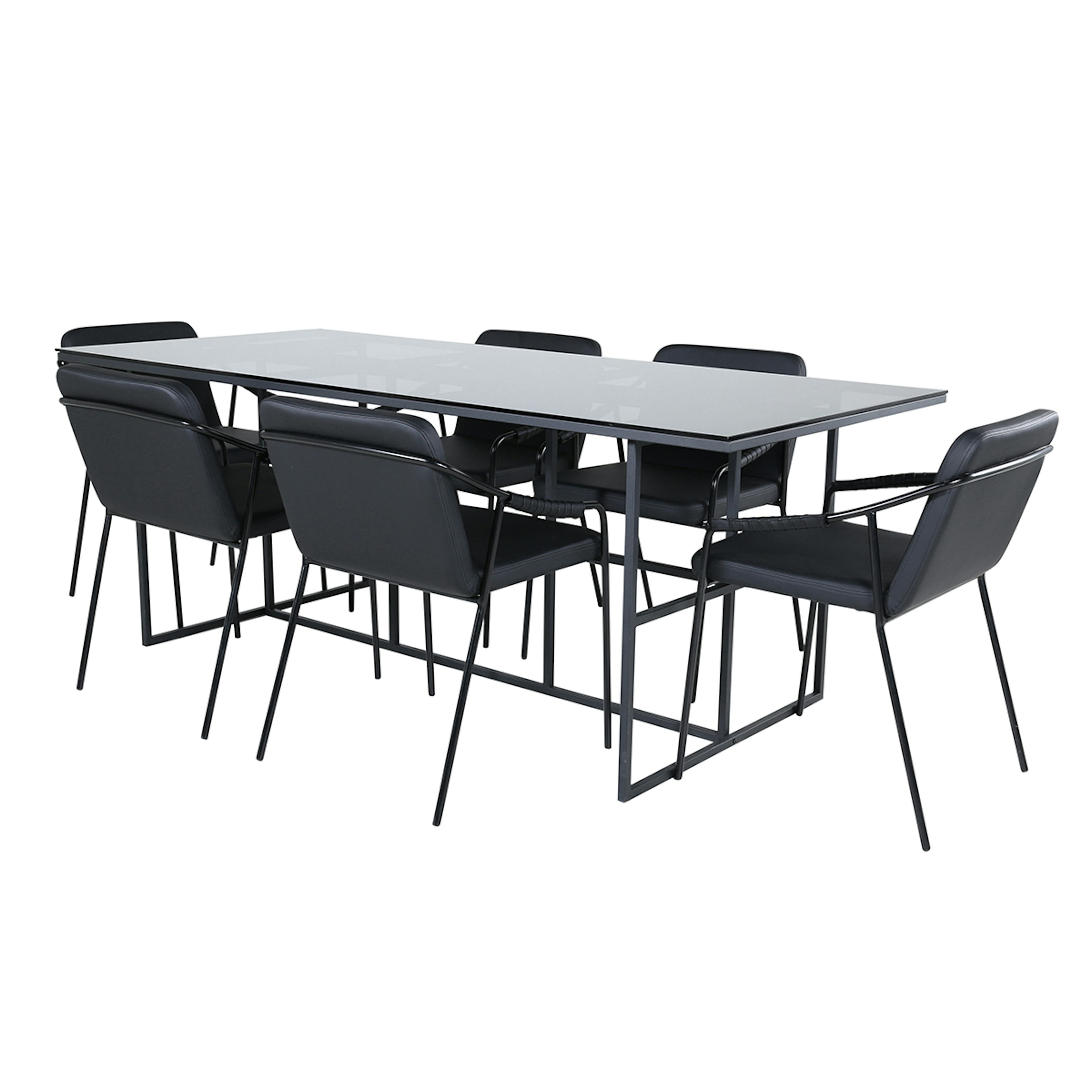 Matgrupp Venture Home Lund matbord och Tjärö matstol