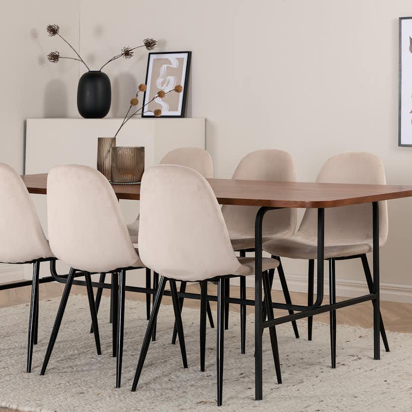 Matgrupp Venture Home Chicago matbord och Pobbie matstol