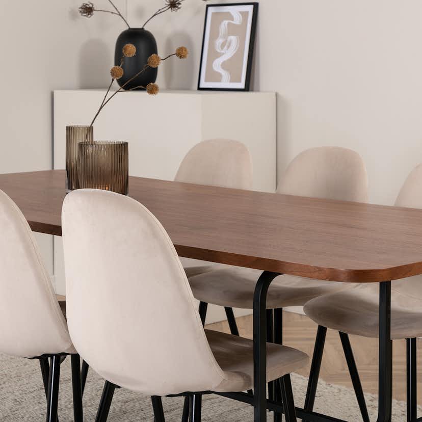 Matgrupp Venture Home Chicago matbord och Pobbie matstol