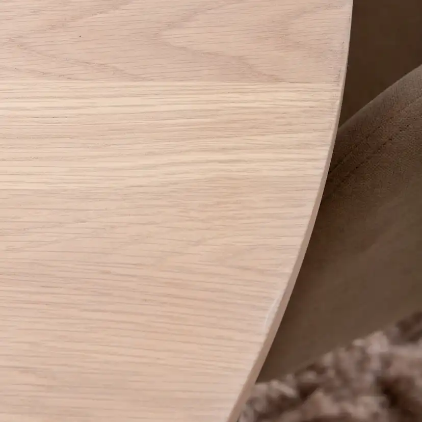 Matgrupp Venture Home Bianca Rund med 4 Bergen Stolar Polyester