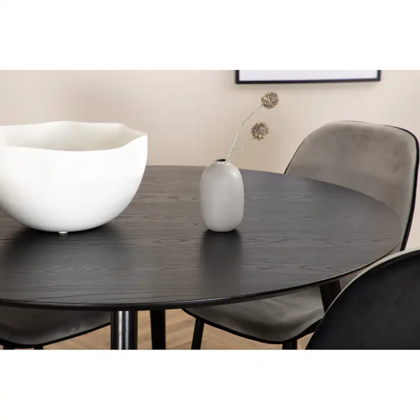 Matgrupp Venture Home Dipp Ø115 cm med 4 Emma Stolar