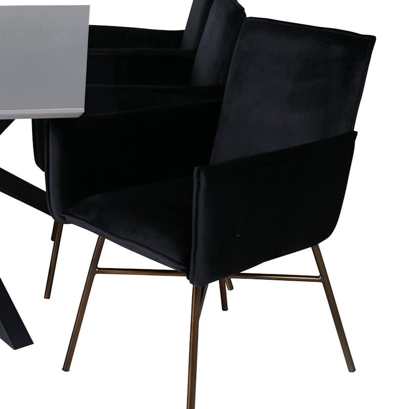 Matgrupp Venture Home Piata med 6 Annika Stolar