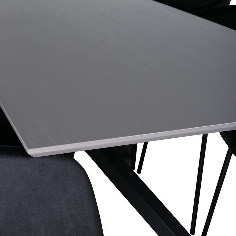 Matgrupp Venture Home Piata med 6 Bergen Stolar