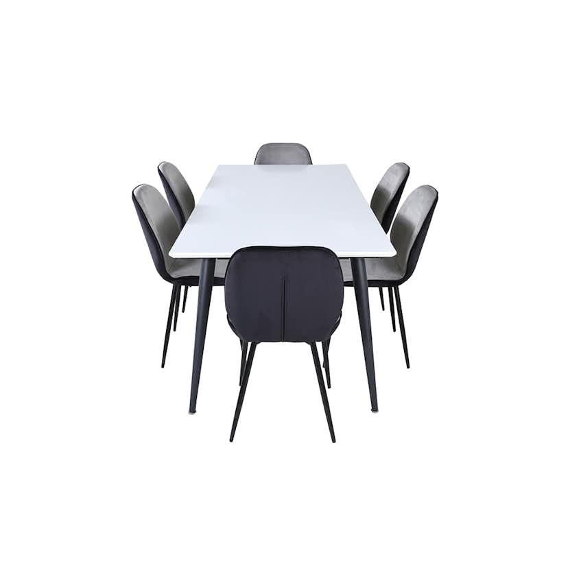 Matgrupp Venture Home Jolie med 6 Elisa Stolar