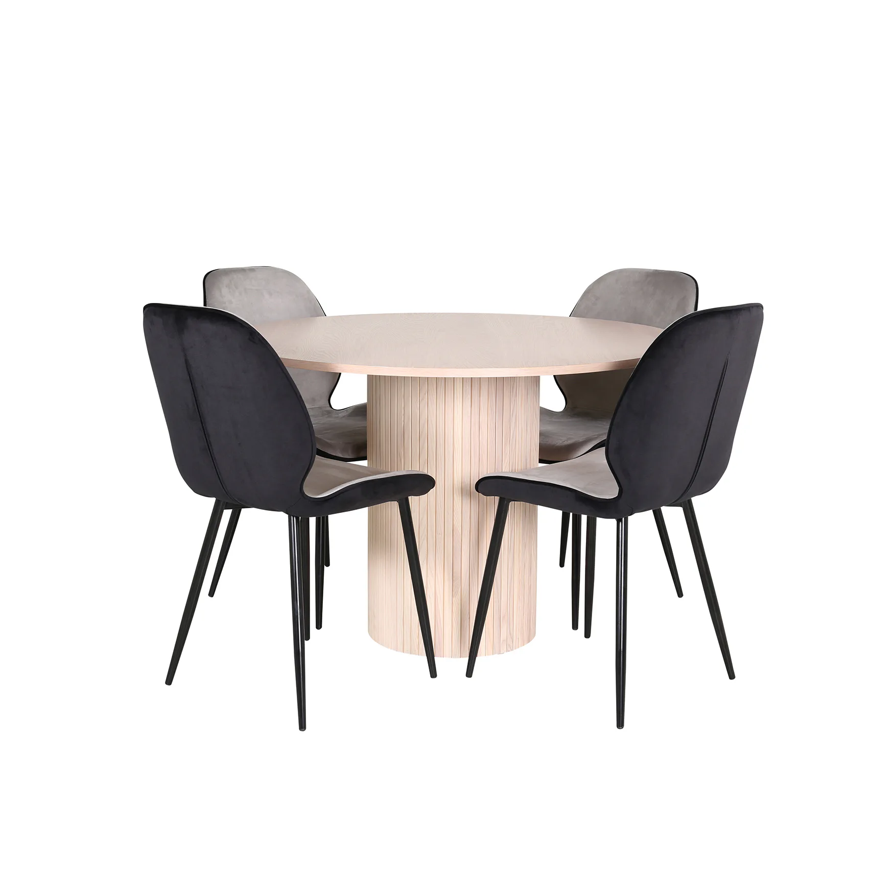 Matgrupp Venture Home med Bianca Matbord och 4 Elisa Matstolar