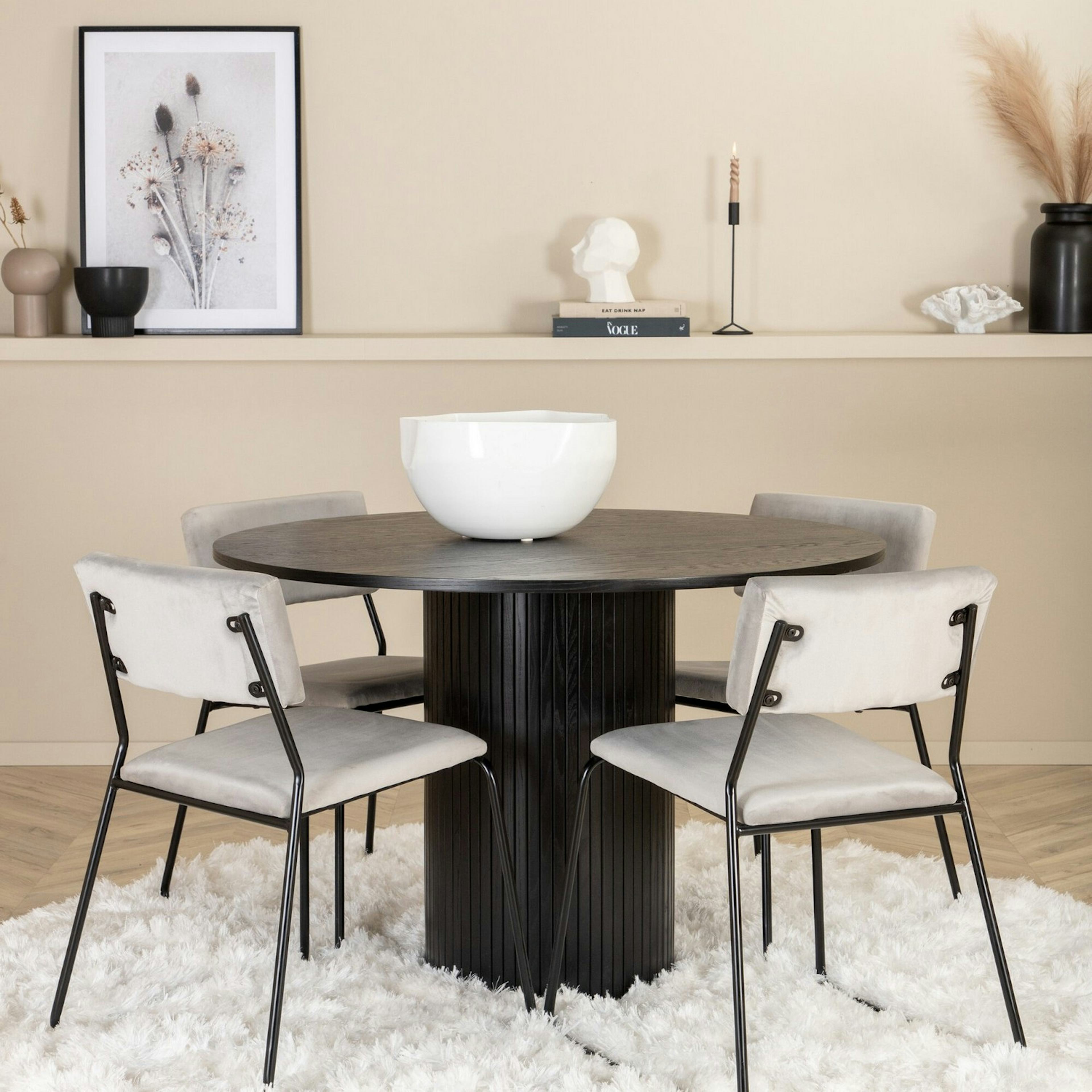 Svart/Ljusgrå/Svart