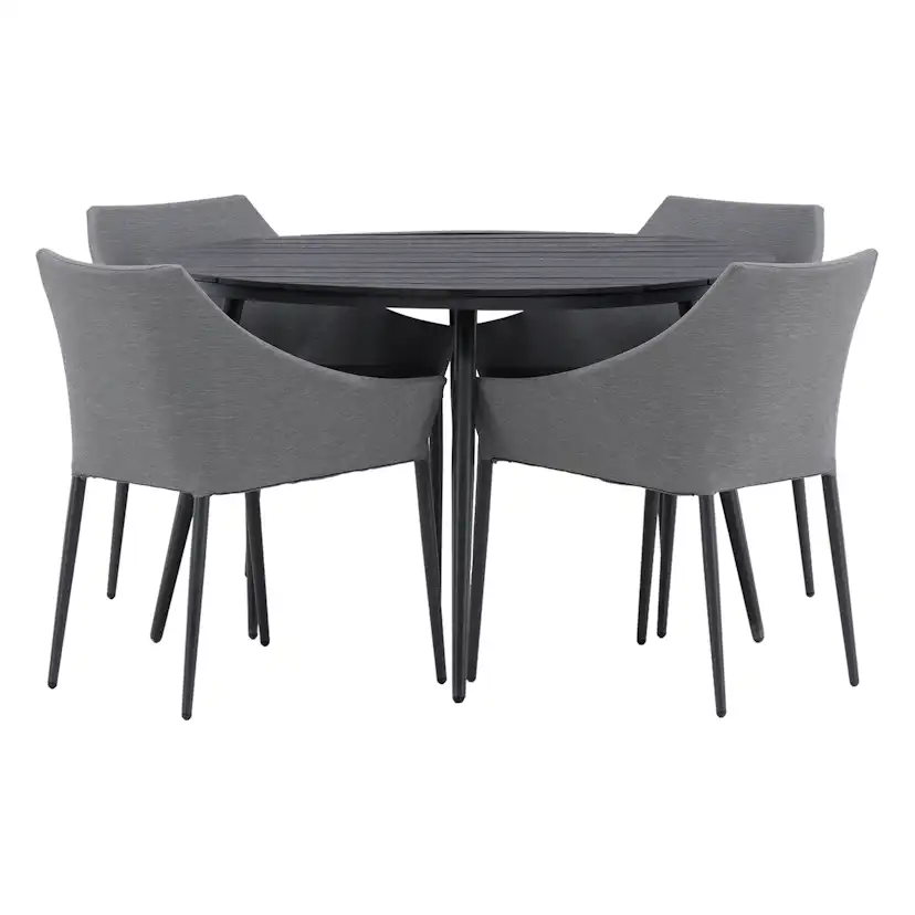 Matgrupp Utomhus Venture Home Break Ø120 med 4 Spoga Trädgårdsstolar